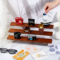 3-ярусный деревянный акриловый органайзер ODIS-WH0070-13C