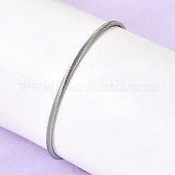 Bracelets en fil d'acier inoxydable 304 pour femmes&nbsp;BJEW-P394-03P