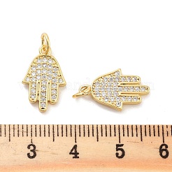 Покрытие стойки латунь микропаве прозрачные подвески из кубического циркония&nbsp;KK-C063-13G