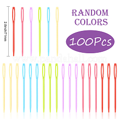 100 шт. детские пластиковые спицы для шитья и вышивки крестом&nbsp;TOOL-SP0001-10
