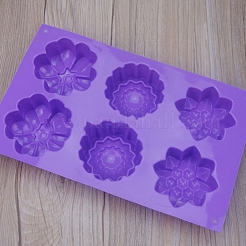 Silikonformen in Blumennahrungsqualität&nbsp;SOAP-PW0001-075