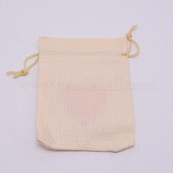 Sacchetti di imballaggio di tela da imballaggio con motivo a cuore&nbsp;ABAG-TAC0001-06