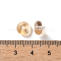 Выпечка расписные прозрачные стеклянные бусины&nbsp;DGLA-S116-01H