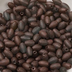 Стеклянные бусины прозрачных цветов&nbsp;SEED-F006-03A-12