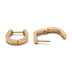 Серьги-кольца Huggie Hoop из нержавеющей стали 304 STAS-J033-14A-G