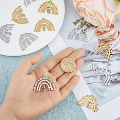 12 шт. подвески из нержавеющей стали 304 двух цветов&nbsp;STAS-DC0011-67