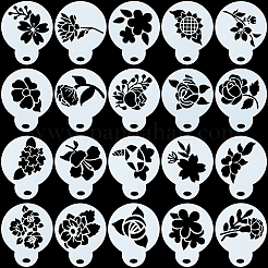 20 pieza de 20 estilos de plantillas de pintura para dibujar&nbsp;DIY-WH20082-27