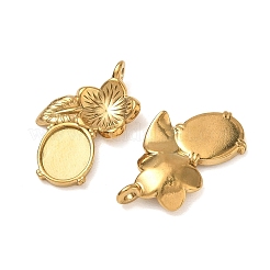 Pendentifs cabochons en acier inoxydable 304&nbsp;SA-CBAE5AC-17G