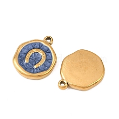 Подвески из нержавеющей стали 304 с эмалью&nbsp;STAS-P425-01G-09