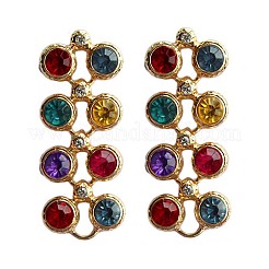Rhinestone сплава болтающийся серьги&nbsp;FS-WG7E495-01