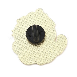 Forma de gato con alfileres de esmalte de uva&nbsp;JEWB-I052-02G-01