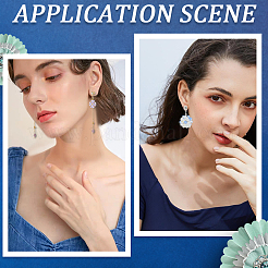 120 шт. 2-х цветная латунная фурнитура для сережек&nbsp;KK-SP0002-35