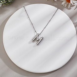 1 шт. латунная цепочка с подвесками в виде букв из сплава&nbsp;NJEW-LP0001-41M-P