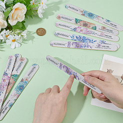 50 limetta per manicure e nail art a doppia faccia in legno e spugna stampati in 5 stili&nbsp;MRMJ-WR0001-06