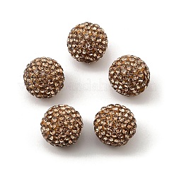 Pave disco бусины&nbsp;RB-Q195-14mm-246