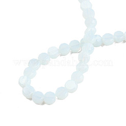 Прозрачные бусины из искусственного нефрита&nbsp;GLAA-N052-05A-B06