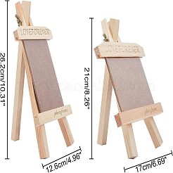 2 комплект рамок для фотографий из натурального дерева в 2 стилях&nbsp;DJEW-OC0001-06
