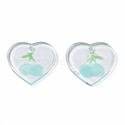 Прозрачные смоляные подвески&nbsp;RESI-N030-002C