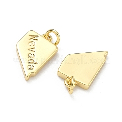 Pendentifs en laiton&nbsp;KK-D229-22B-G