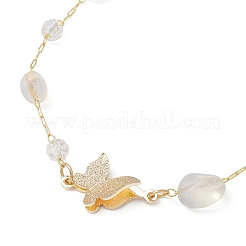 Collane di perle di vetro e opalite fatte a mano&nbsp;BJEW-JB12461-03