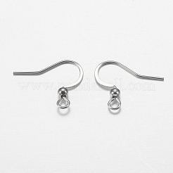 Crochets de boucles d'oreilles français en acier inoxydable chirurgical 316 résistant au ternissement&nbsp;LS-STAS-F149-31P