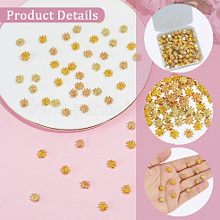 150 Stück 3 Farben Zinklegierung Cabochons&nbsp;KK-SC0007-71B