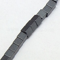 Electroplate non magnetici ematite sintetico fili di perline&nbsp;X-G-J170B-2x2mm-03