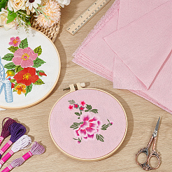 Льняная ткань&nbsp;DIY-WH0430-153A-02