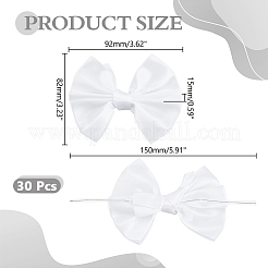 30 шт. бант из полиэстера&nbsp;DIY-AR0005-11A