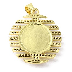 Стойки обшивки латунь микро проложить Циркон подвеску&nbsp;KK-F854-10G