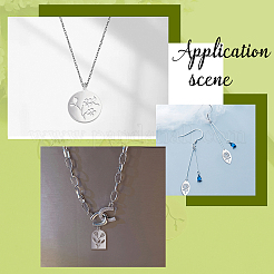 12 шт. 6 подвески из нержавеющей стали 201&nbsp;STAS-DC0006-24