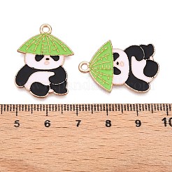 Подвески из эмалевого сплава с изображением панды&nbsp;ENAM-T020-34C
