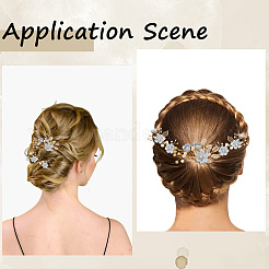 Набор заколок для волос из пластика OHAR-WH20020-04C