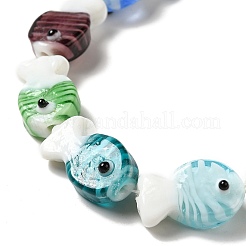 Fili di perline murano fatto a mano&nbsp;LAMP-G154-07A
