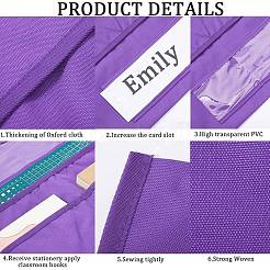 Карманная таблица для хранения спинки стула из ткани Оксфорд&nbsp;AJEW-WH0314-191E