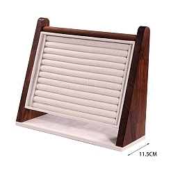 Espositore per anelli in legno di noce&nbsp;PW-WG4FC6C-02