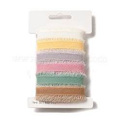 Sets mit Polyester- und Nylonbändern mit unbeschnittenen Kanten&nbsp;DIY-Z029-01C