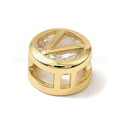 Liens multiples à maillons en laiton avec zircone cubique de micro pave&nbsp;KK-C111-01G-V