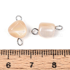 Natürliche Muschelnuggets-Verbindungsanhänger&nbsp;STAS-D378-22P