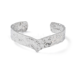 Браслеты-манжеты из нержавеющей стали 304 для женщин&nbsp;BJEW-Z078-27P