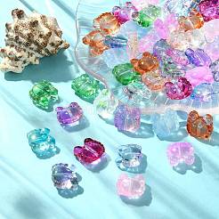 100шт прозрачные нормальные стеклянные бусины&nbsp;GLAA-CJ0001-80