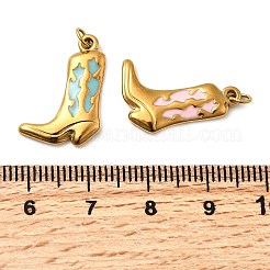 Подвески из нержавеющей стали 304 с эмалью&nbsp;STAS-B097-26G-02