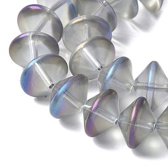 Стеклянные бусины с гальваническим покрытием &nbsp;EGLA-G038-01A-FR02