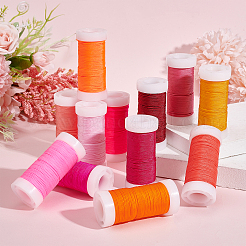 12 rouleaux de cordon nylon 12 couleurs&nbsp;OCOR-WH0066-69A