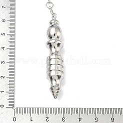 Латунные маятники для лозоходства в форме большой пули&nbsp;HJEW-P023-01