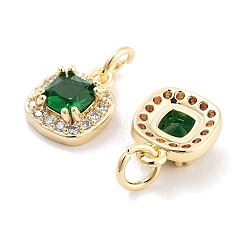 Pendentifs en laiton avec zircon&nbsp;KK-P271-33G