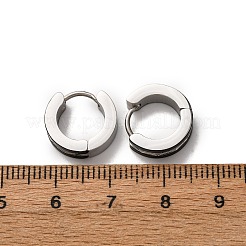 Серьги-кольца из нержавеющей стали 304&nbsp;EJEW-D331-04PB