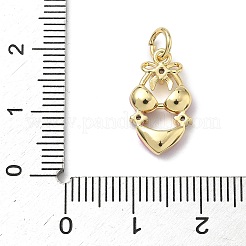 Латунные микро проложить кубического циркония подвески&nbsp;KK-C156-29G