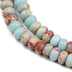 Синтетические бусины пряди аква терра яшма&nbsp;G-P237-03