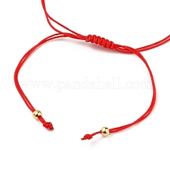 Verstellbare Nylonschnur geflochtenen Perlen Armbänder&nbsp;X-BJEW-JB05543-02